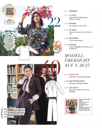 Revista Burda Style curvy/plus 01/2024 editata in limba germana [4]
