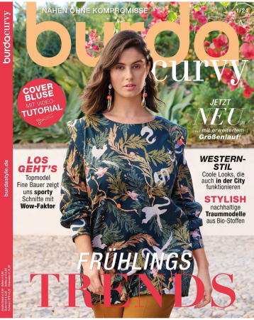 Burda Plus/Curvy - Revista Burda Style curvy/plus 01/2024 editata in limba germana