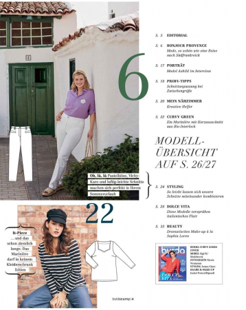 Revista Burda Style curvy/plus 02/2024 editata in limba germana [2]