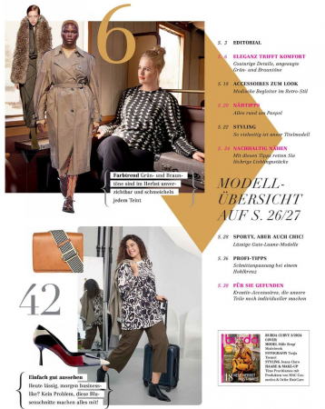 Revista Burda Style curvy/plus 03/2024 editata in limba germana [3]