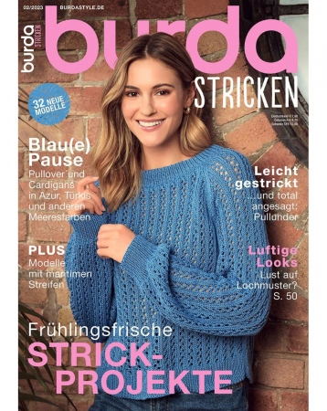 Burda Style 2023 - Revista Burda Style Tricotaje nr.2/2023 editata in limba germana