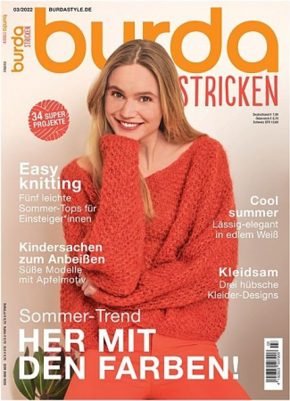 Burda Style 2022 - Revista Burda Style Tricotaje nr.3/2022 editata in limba germana
