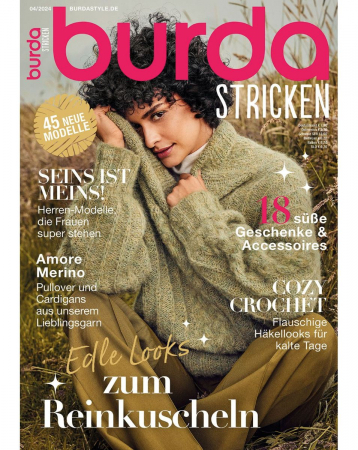 Burda Style 2024 - Revista Burda Style tricotaje nr. 4/2024 editata in limba germana
