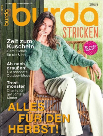 Burda Style 2022 - Revista Burda style tricotaje nr.5/2022 editata in limba germana