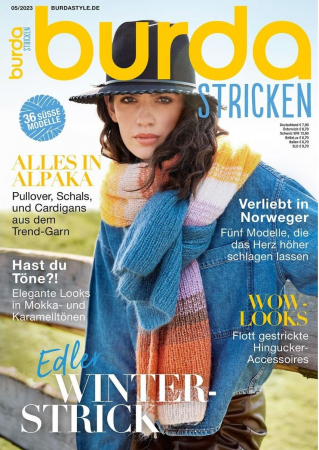 Burda Style 2023 - Revista Burda Style tricotaje nr. 5/2023 editata in limba germana