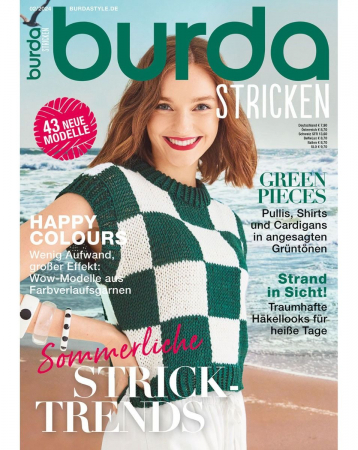 Burda Style 2024 - Revista Burda Style tricotaje Stricken nr. 2/2024 editata in limba germana