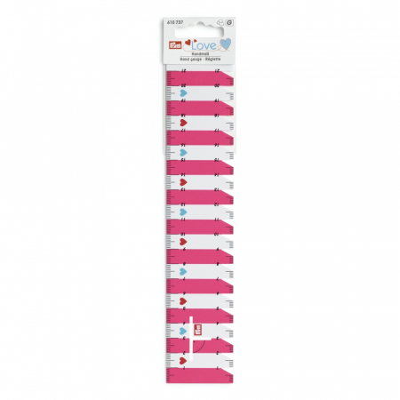 Rigle planse cuttere - Rigla croitorie, flexibila, 21 cm, roz, Prym Love, 610737