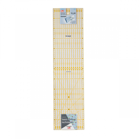 Rigle planse cuttere - Rigla croitorie, patchwork, design grafic, 15 x 60 cm, PRYM 611308