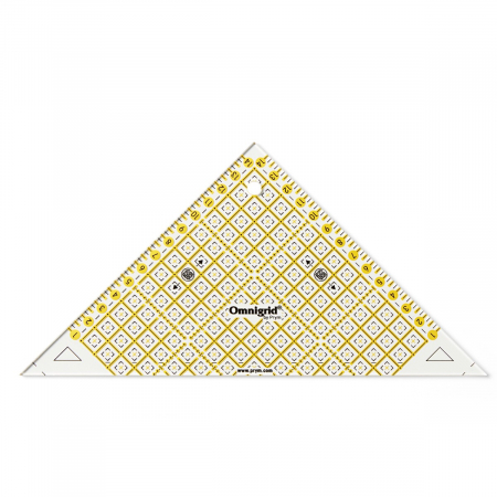 Rigle planse cuttere - Rigla tip triunghi, 45 de grade, pentru croitorie, patchwork, design grafic, PRYM 611314