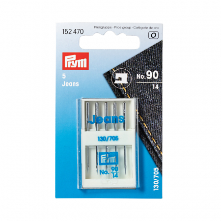 Ace de cusut - Set ace cusut jeans, Prym 90/14 (set 5 buc)
