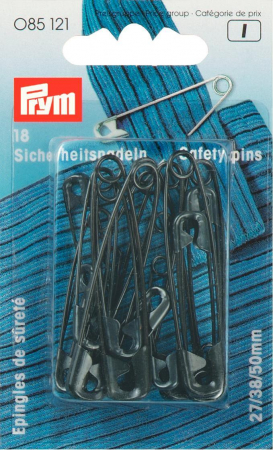 Ace de cusut - Set ace siguranta negre, 085121, Prym