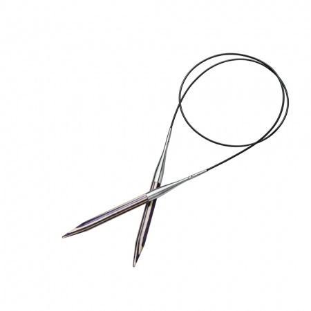 Set andrele circulare, de lemn, liliac, de la 4 -10 mm, 8 capete + 4 fire, knit pro Prym 223801, Prym [1]