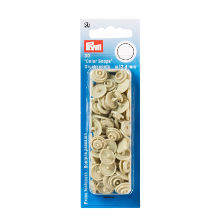 Set capse plastic (30 perechi) de 12,4 mm, culoare 23-bej, Prym [1]