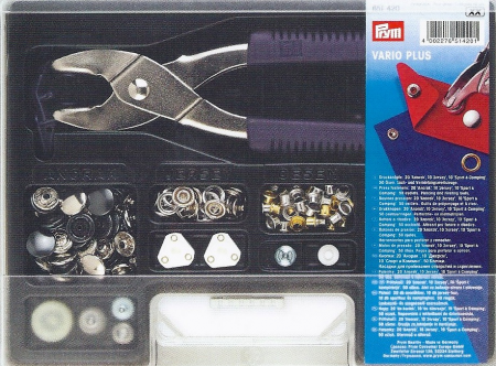 Mercerie - Set montaj capse vario - 4 tipuri de capse 651420