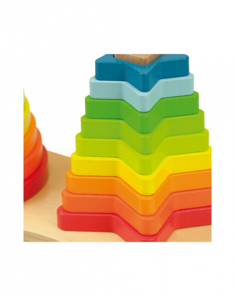 Set piramide curcubeu Montessori [6]
