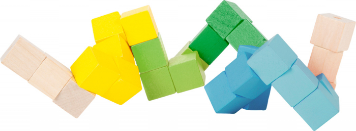 Cub Puzzle Verde Albastru [2]