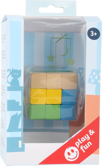 Cub Puzzle Verde Albastru [3]