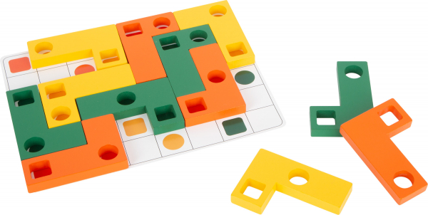 Joc Tetris din lemn - Sa aranjam formele geometrice [3]