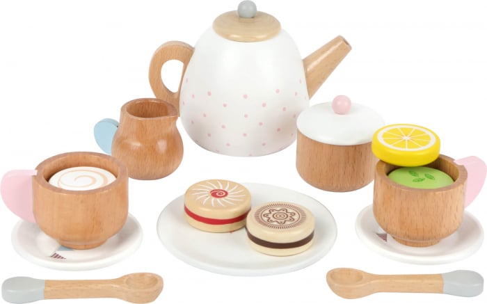 Set cadou pentru ceai si cafea cu accesorii, din lemn [1]