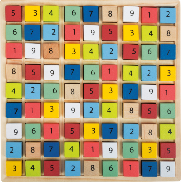 Sudoku Colorat, din lemn [1]