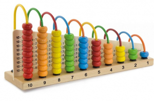 Abacul Colorat cu operatii matematice, din lemn [0]