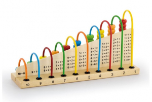 Abacul Colorat cu operatii matematice, din lemn [3]