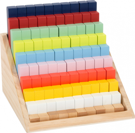 Matematica pentru cei mici cu bete mari colorate din lemn, XL [1]
