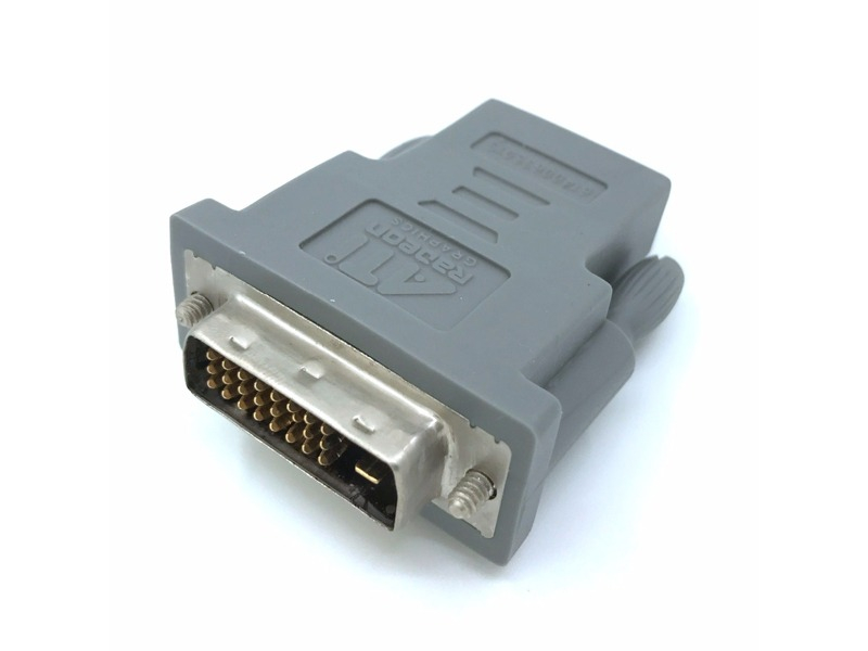 Adaptor HDMI mama la DVI tata 24+5 DVI-I, gri