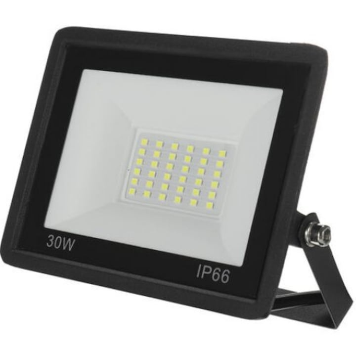 Proiector LED, 30 W, rezistent la apa IP66, 2700 lm, lumina rece 6000K, iluminare exterior, 36 LED-uri, 15 x 11.5 x 2.5 cm [15]