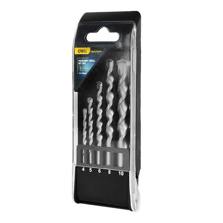 Set 5 burghie, 4-10 mm, pentru beton, piatra, caramida