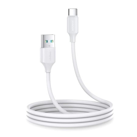 Cablu de date, USB A - USB tip C, lungime 1m, 3A, alb [2]