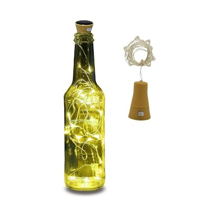 Dop sticla cu instalatie solara, 10 led-uri, 49 cm [2]