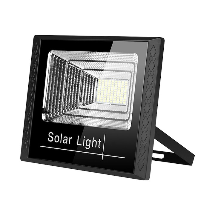 Proiector leduri 25W cu panou solar, rezistent la apa IP67, telecomanda inclusa [6]
