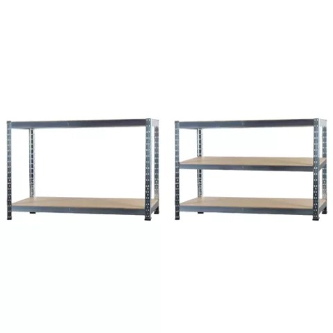 Raft metalic pentru depozitare, 5 polite, capacitate 175 kg/polita, total 875 kg, 220x100x45 cm [2]