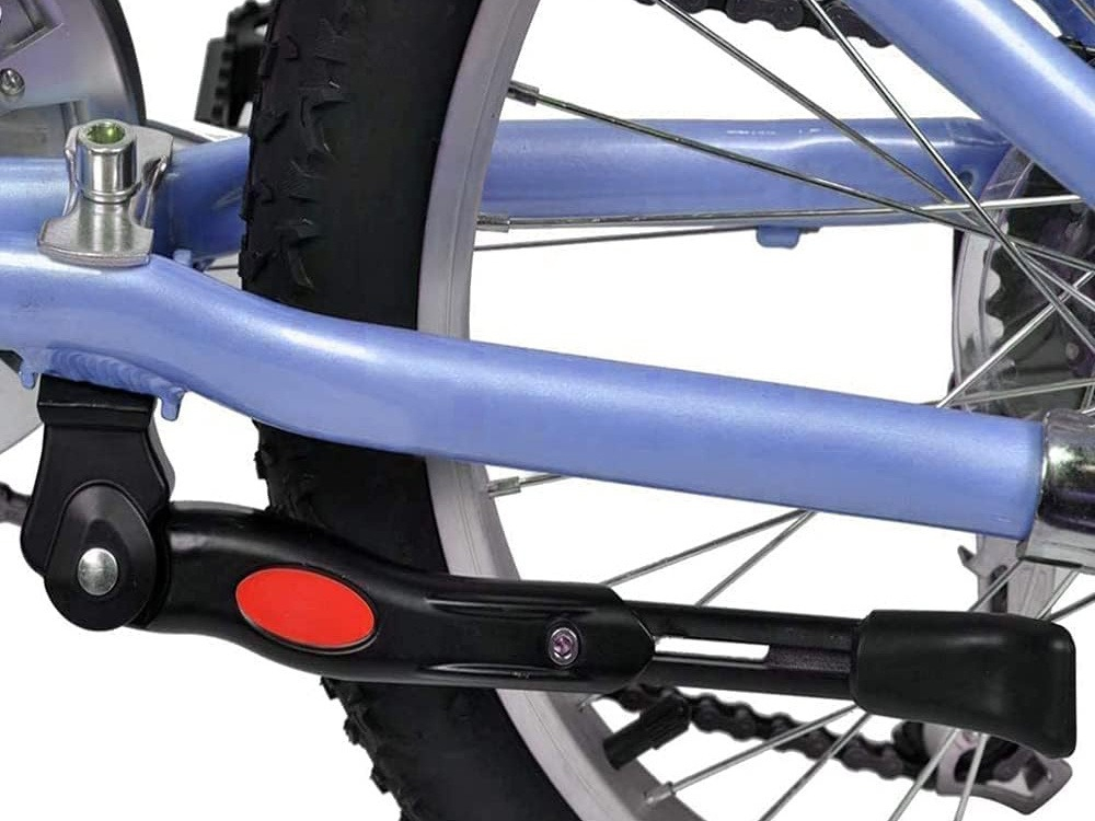 Cric pentru bicicleta, reglabil, 30-34 cm, aluminiu, antiderapant, negru [13]