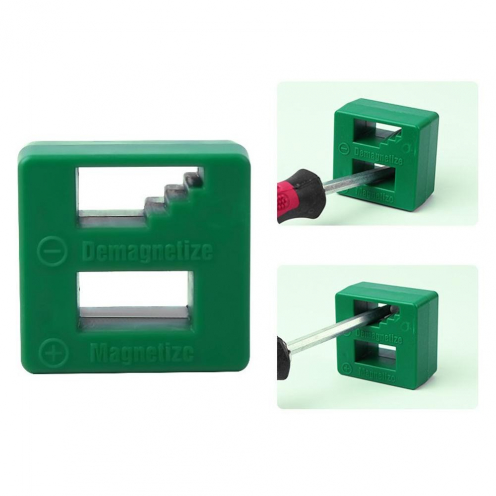 Magnetizor/demagnetizor pentru surubelnite, plastic, verde [6]
