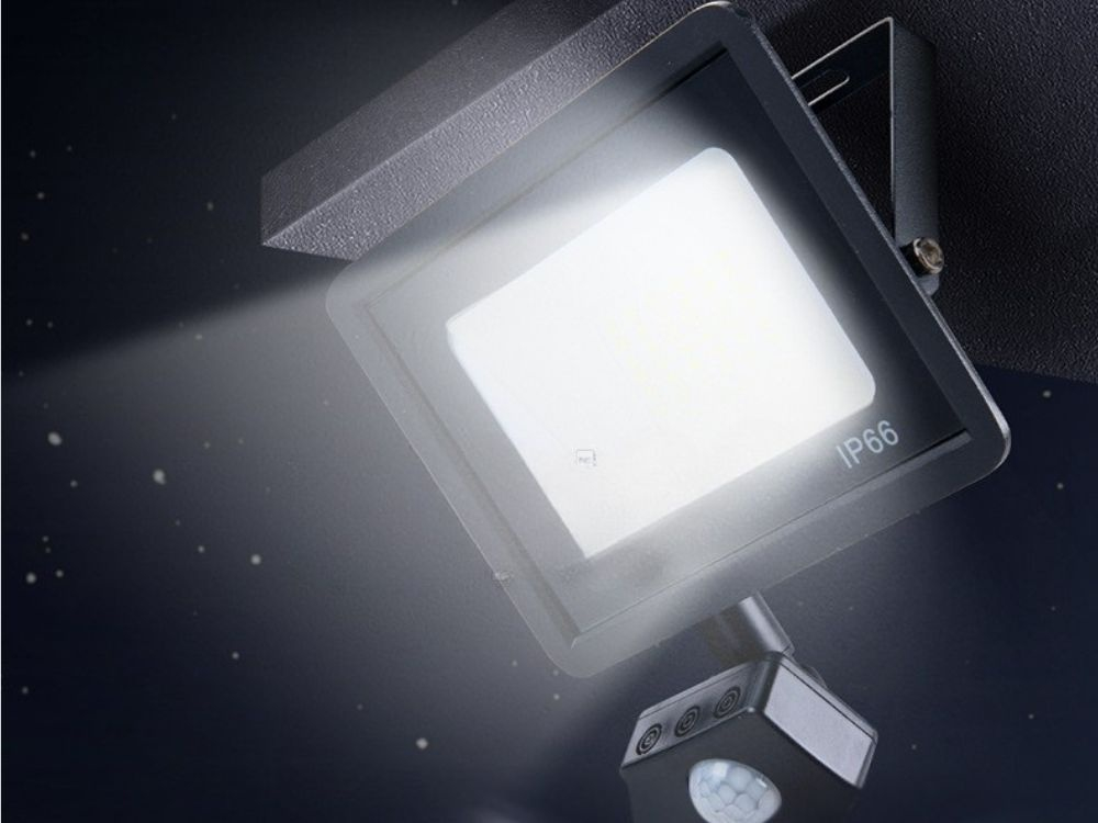 Proiector LED, senzor de miscare, 10 W, pentru exterior, lumina rece 6000K, protectie IP66, 10.5 x 8.5 x 2.5 cm, negru [6]