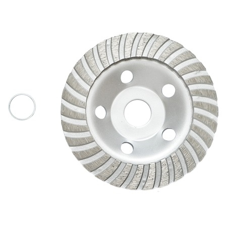 Disc diamantat, segmentat, pentru slefuire granit, beton, marmura, tip cupa, 125 x 22.23 mm [1]