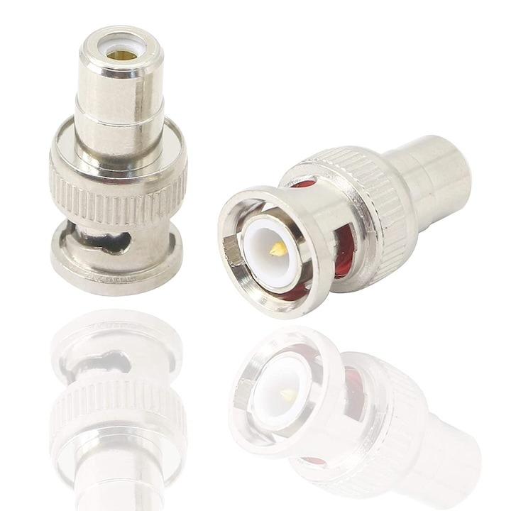 Adaptor RCA mama - BNC tata, metalic [5]