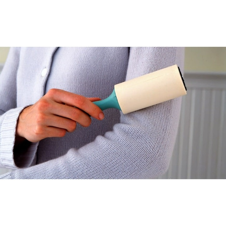 Set 10 rezerve pentru rola de curatat scame, 10 x 4.3 cm, alb [12]