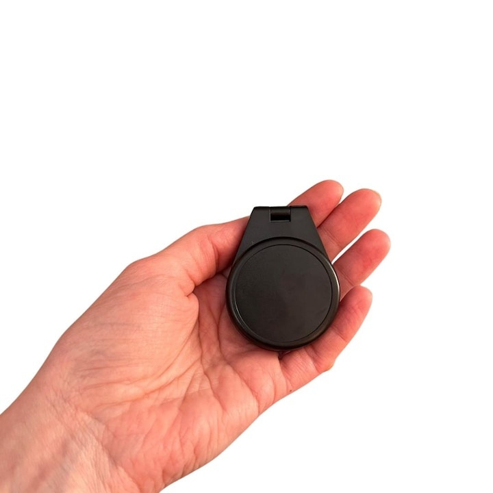 Busola cu capac, plastic, compacta, ideala pentru drumetii, camping, supravietuire, 6 x 4.8 x 1.5 cm, negru [4]