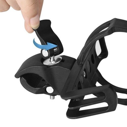 Suport sticla pentru bicicleta, plastic, universal, 14.5 x 14 cm, negru [3]