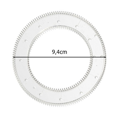 Set pentru desen, spirograf, sabloane transparente, 35 piese [2]