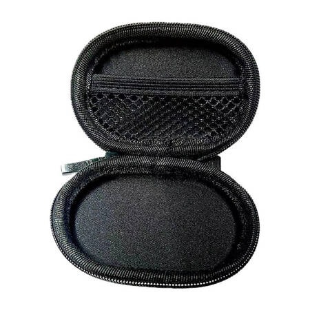 Husa de protectie pentru casti, universala, cu fermoar, negru [3]
