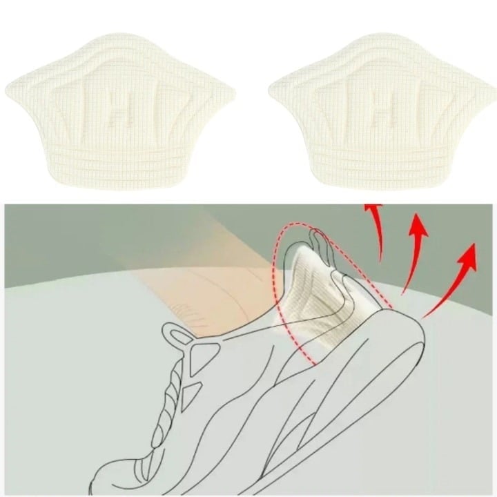 Set 2 branturi pentru calcai cu pernite din poliester 5 mm – Suport moale si confortabil pentru incaltaminte, reduc presiunea si amortizeaza socurile [7]