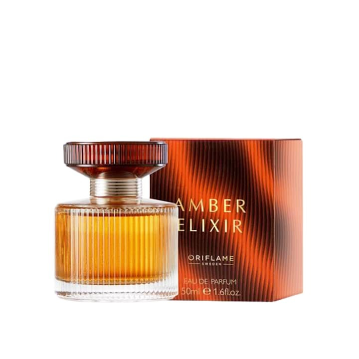 Set complet pentru Ea Amber Elixir (apa de parfum, crema de maini), insotit de insigna Dactylion cu mesaj motivational [2]