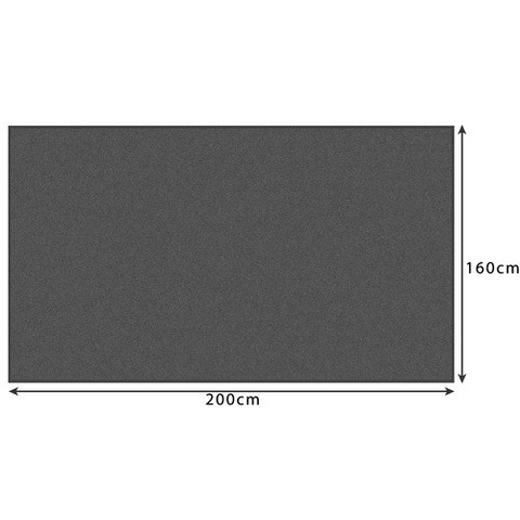 Patura moale, poliester, dimensiune 200 x 160 cm, gri [7]