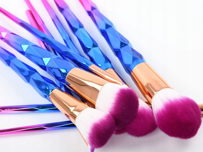 Set profesional 20 pensule de machiaj, multicolor cu design unic [3]