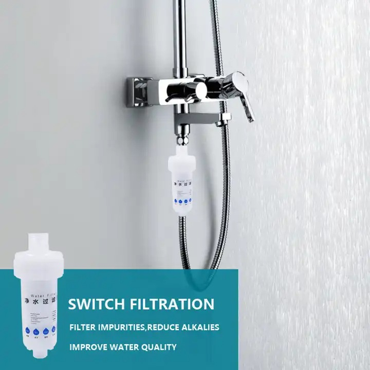 Filtru de apa, indeparteaza rugina, impuritatile, sedimentele din apa, alb [3]