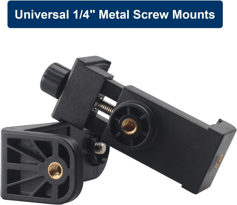 Suport telefon reglabil cu surub si mini trepied extensibil din aluminiu cu telecomanda Bluetooth, cap de bila reglabil, montura 1/4 inch, inaltime 13–20 cm [4]